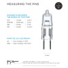 Satco S3120 S3468 S3420 20T3/CL Bulb 20W 12V T3 2-Pin