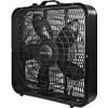 EUROSTAR 20" Box Fan, Black