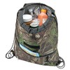 Camo Insulated Drawstring Backpack Cooler Bag…water-tight PEVA lining