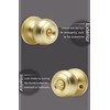 goldenwarm Gold Interior Door Knobs, Interior Door Knobs Bedroom, Brass
