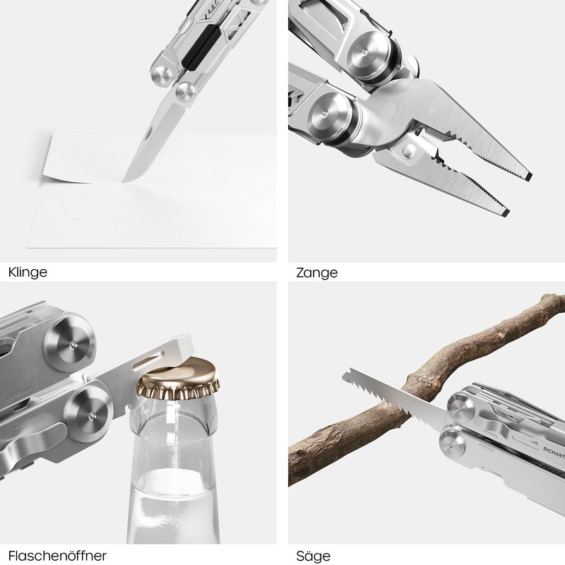EXOTOOL 24+ | 24 Functions | Multitool with Safety Lock