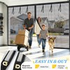 12x8Ft Garage Door Screen 1 Car Magnetic Garage Screen Door