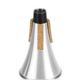 Trumpet Mute, Aluminum Lightweight Practice Trumpet Mute for Jazz,Classic, Mini Straight Mute