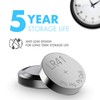 Tenergy 1.5 Volt Battery Button Cell LR41, ag3 Batteries Equivalent,