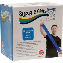 Sup-R Band174; Latex Free Exercise Band, Blue, 50 Yard Roll/Box
