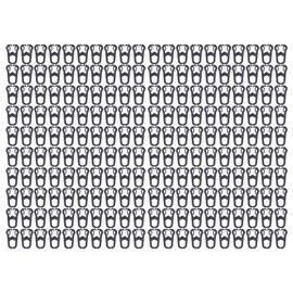 200PCS PP Plastic Chicken Beak Clasps Reusable Rooster Mouth Snap Ring Poultry Farming SuppliesE Type Black