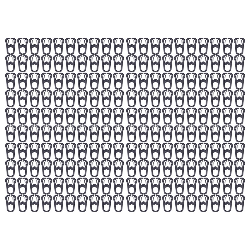 200PCS PP Plastic Chicken Beak Clasps Reusable Rooster Mouth Snap