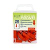 K3T 48315 Push Pins Arrows Pack of 20 Red