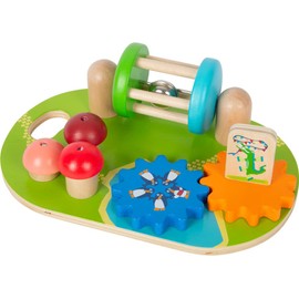 Small Foot Tavoletta di motricità Parco dei divertimenti, in Legno per Bambini, Design colorato, 12289