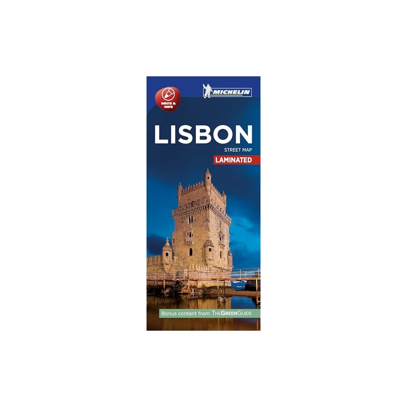 Michelin Lisbon City Map - Laminated