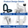 Adjustable Bathtub Safety Rail with Double Grip, 14–18 Inch Height