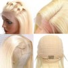 10 Zoll 613 Blonde Short Bob Wig Echthaar, gerade Lace