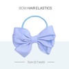 Basic Sense School Bow Hair Clips and Elastic Plain &