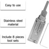 SS001 Pro Lock Pick Tool, 2 in 1 Pick and