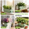 4 Pack Self Watering Pots for Indoor Plants 17 Inches