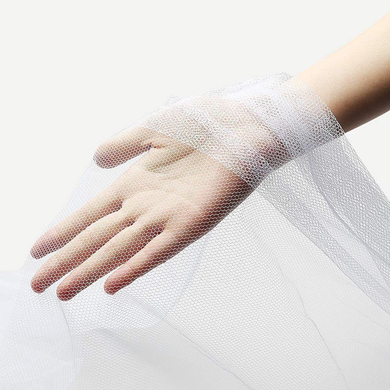 ALCIONO Universal White Conical Mosquito Mesh Net Easy Installation Hanging