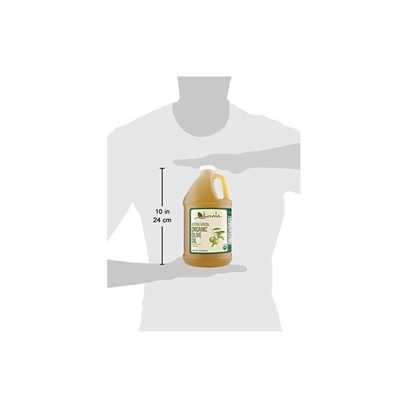 Kevala Extra Virgin Organic Olive Oil - Unrefined, Good for