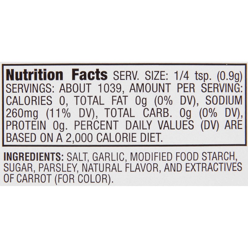 Lawry's Coarse Ground Garlic Salt with Parsley (33 oz.)