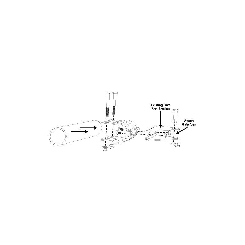 Mighty Mule Tube Gate Bracket