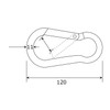 aiai Spring Hook 15-416 11x120mm