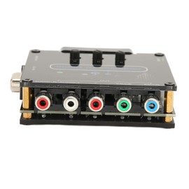 RGBS VGA SCART to YPBPR Converter, RGBS VGA SCART to YPBPR Video Transcoding Converter Video Adapter for SFC for Genesis for N64 for Dreamcast for Wii for MD for Saturn