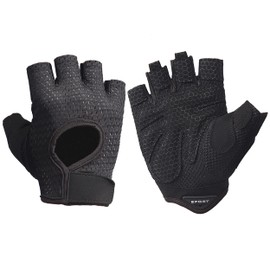 Guantes de entrenamiento para mujeres y hombres, guantes de gimnasio, guantes de levantamiento de pesas para hombres, guantes de entrenamiento para hombres (XL, negro)