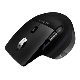 Acteck Mouse Ergonomico VIRTUOS Pro MI780 3000dpi Inalambrico 8 Botones Negro AC-936187