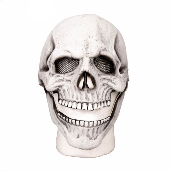 SHATCHI Skull Mask Scary Halloween 3D Full Head Skull Mask