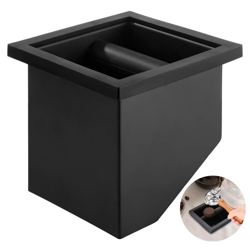 Espresso Coffee Ground Knock Box Chute, Desktop Knocking Residue Box