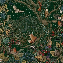 Luxury Christmas Card Box Secret Garden 8 Christmas Cards with Foil and Embossing