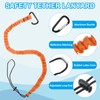 MECCANIXITY Retractable Tool Lanyard 3.6ft with Aluminum Buckle and Adjustable