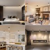 GeyouLux LED Surface-Mounted Spotlights, Dimmable, Extra Flat, 30° Swivel, Diameter
