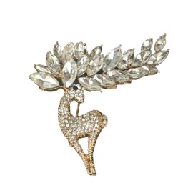 GIMIRO Bee Brooch Animal Pins Imitation Diamond Rhinestone Clippers for Coat, Blazer, Dress, Wedding, Party, Fashion Accessories, Dressingmatch, Metal