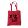 Miammo Gonna slay all day [CM17PMR] motivational statement tote shopping