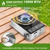 MOZODAWN Portable Gas Stove with Case, 12000 BTU Butane Stove