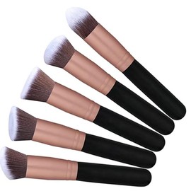 16-Piece Makeup Brush Set for Foundation, Cream, Eyeshadow, Blush, and Concealer with Soft Dense Bristles