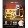 AceList Happy Camper RV Neon Signs for Wall Decor -