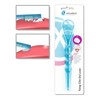 miradent Tong-Clin De Luxe Tongue Cleaner Blue Transparent Pack of
