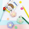 Cute Retractable Box Cutters, 3Pcs Flower Shaped Mini Art Cutter
