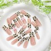24Pcs French Tip Press on Nails Long Fake Nails with
