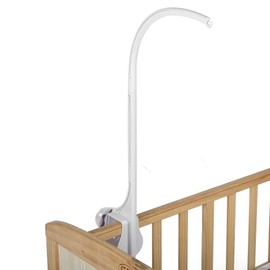 Brazo Móvil para Cuna de bebé de 61 Cm/24 Pulgadas, Brazo Móvil para Cuna, Colgador de Cuna Móvil para Cuna Niña (Blanco)