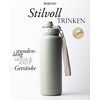 MAMEIDO Thermos Flask with Straw, 1.2 L, Leak-Proof Drinking Bottle,