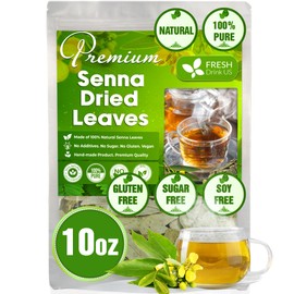 FRESHDRINKUS FreshDrinkUS, Permium 10oz Senna Leaves, 100% Natural & Pure from Senna Leaves, Senna Leaf Tea, Senna Loose Leaf Herbal Tea, No Additives, No Caffeine, Vegan