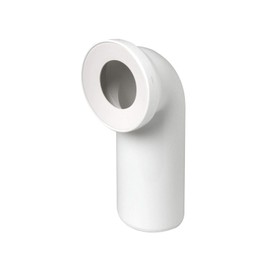 Sanit Toilet Connection Elbow DN100 White (Variant: DN100 90°)