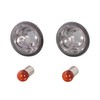 Kitaco 807-1457100 Turn Signal Lens Set, Smoke Super Cub 50/Pro,