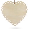 BestPysanky Heart Shape Blackboard, Erasable Hanging Chalkboard- Sign Display Board