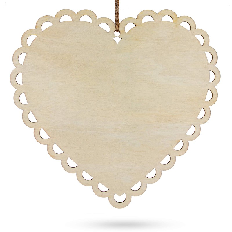 BestPysanky Heart Shape Blackboard, Erasable Hanging Chalkboard- Sign Display Board