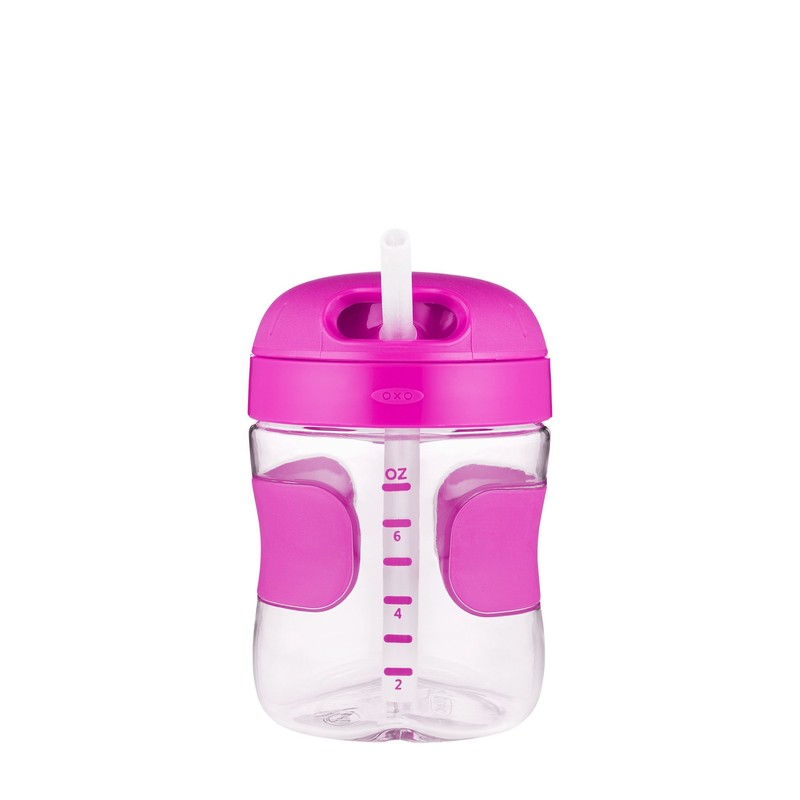 OXO Tot Twist Lid Straw Cup (7 oz.) - Pink