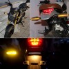 Unbranded 4x M10 Arrow Universal Motorcycle Flowing Turn Signal Light