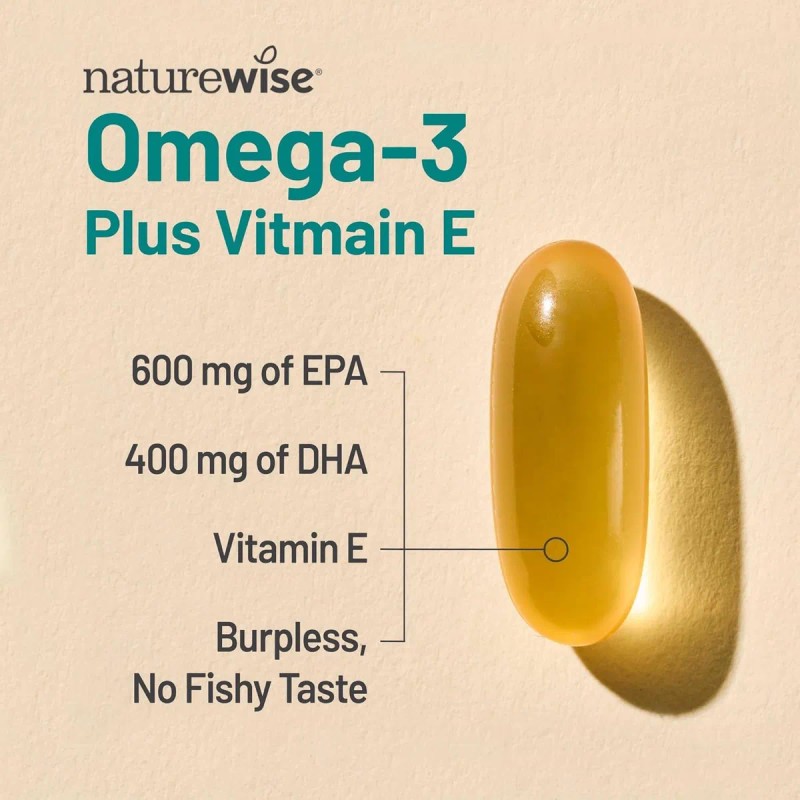 Omega 3 + Vitamina E Premium Epa Dha Fish Oil